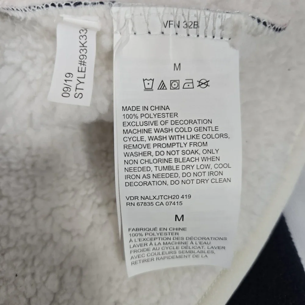 Nautica Red White And Blue Jacket | Sherpa Style Warm Lining | Medium